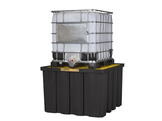 IBC Tote Container, Spill Pallet & Shed