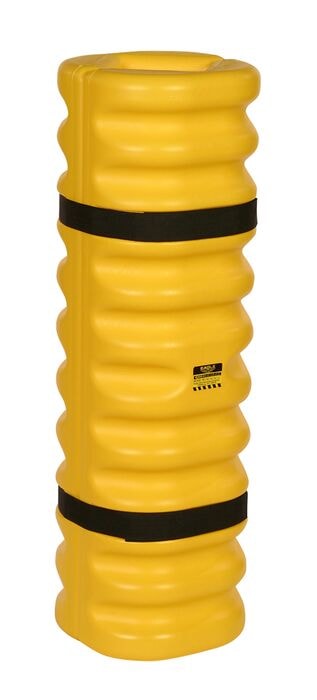 Fits 4-6" Columns, Column Protector, Yellow - 1704