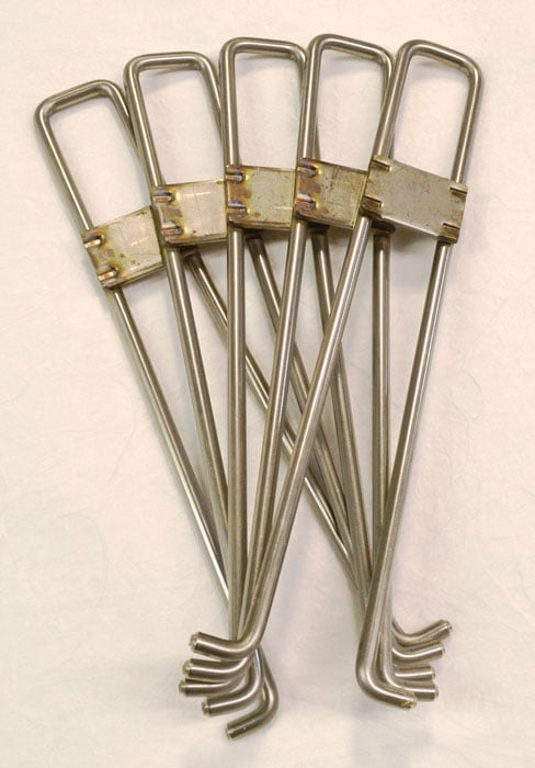 Replacement Rigid-Lock QuickBerm® 12" Upright Wire Support, Old Style, 5 Pack - 28332