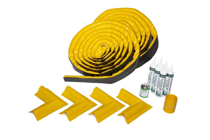 Make-A-Berm, Custom Spill Containment Kit, 2 inch High x 50 Feet Long - #28465