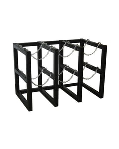 3 Wide by 2 Deep, Gas Cylinder Storage Rack, 6 Cylinder Capacity, Steel - 35128 3 Wide by 2 Deep, Gas Cylinder Storage Rack, 6 Cylinder Capacity, Steel - 35128