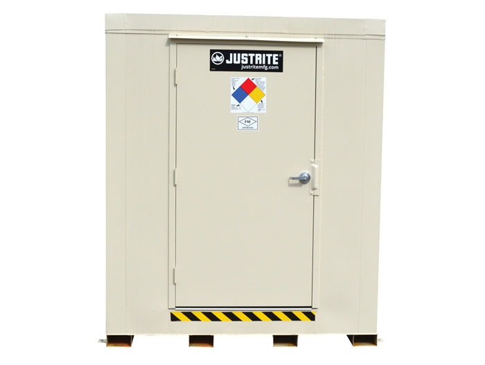 4-Drum, 2-Hour Fire-Rated Outdoor Safety Locker - 912040