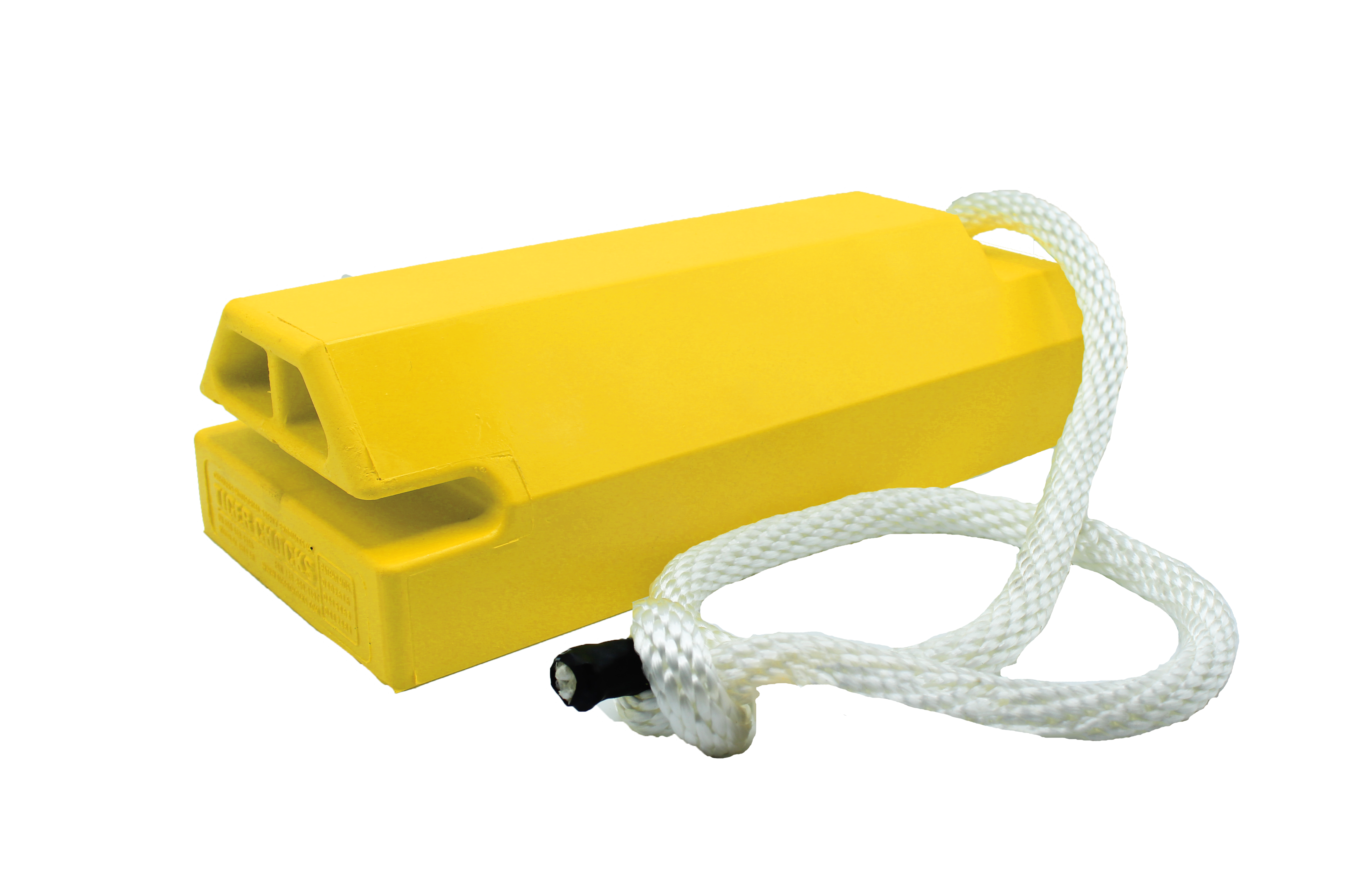 20" Aviation Wheel Chock for Over-Sized Aircraft with Locking Rope - AC6820-LR