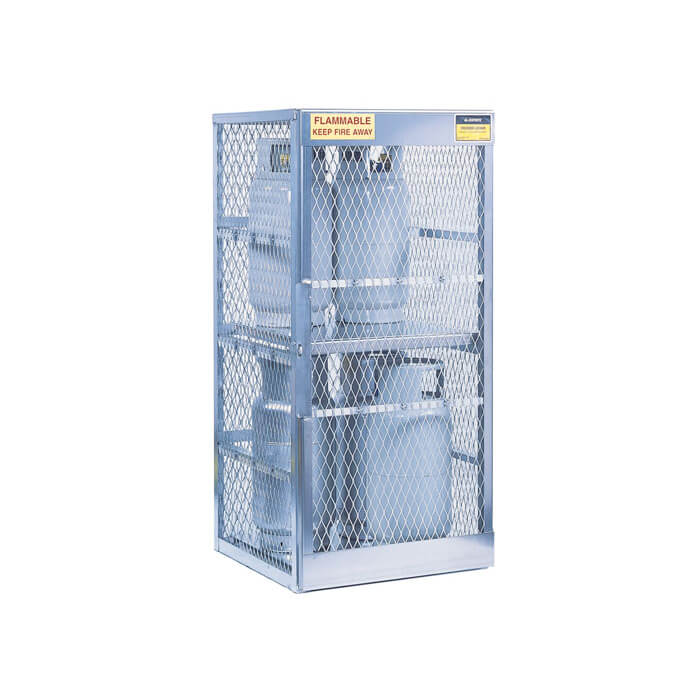 Cylinder Locker For 8 Vertical 20 To 33 Lb. Cylinders