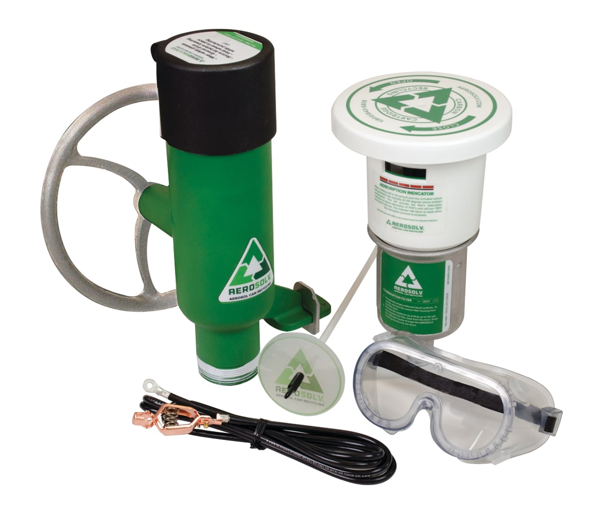 Aerosolv 360 Premium Aerosol Can Recycling System model 28100