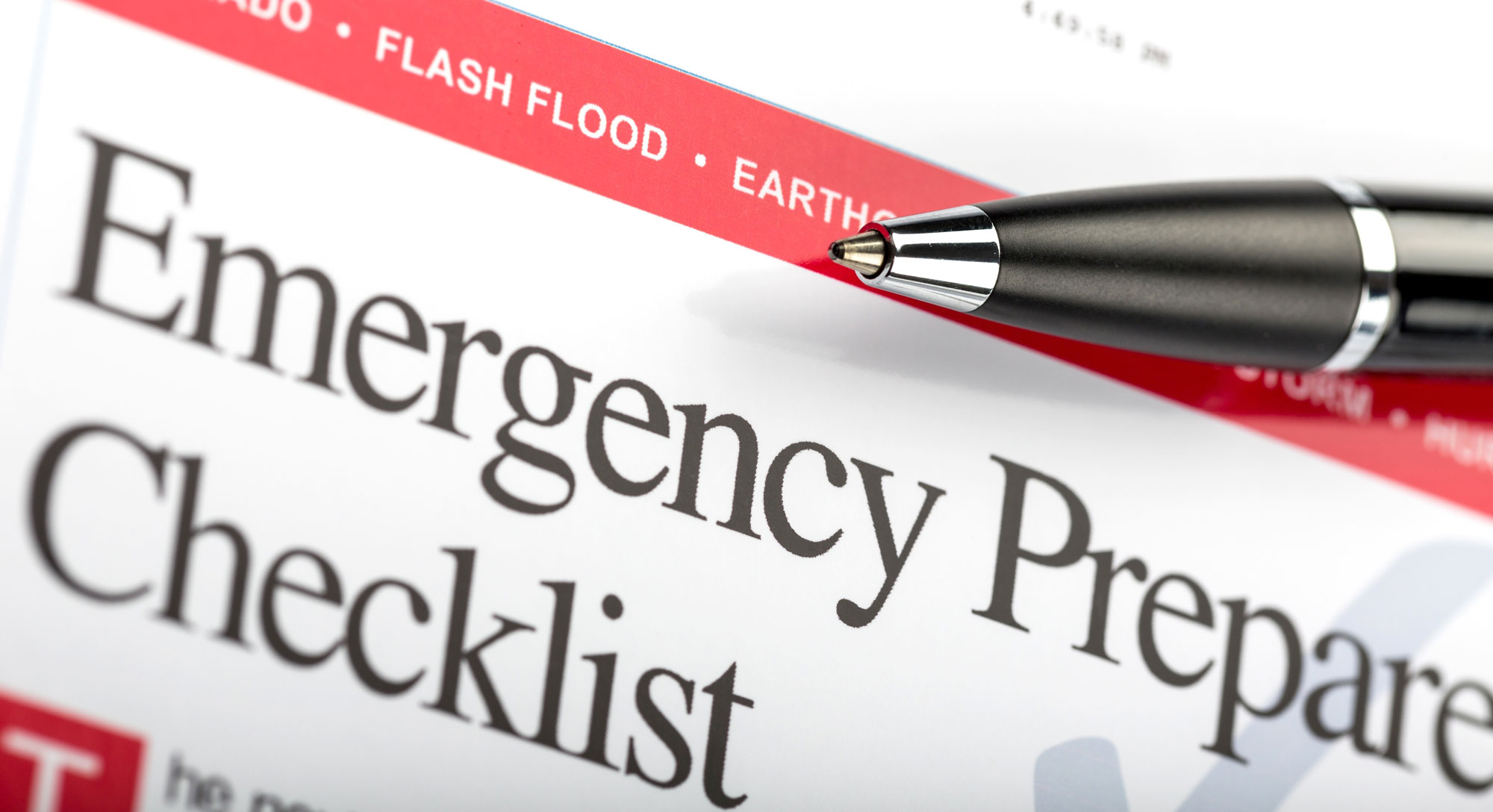Emergency preparedness checklist