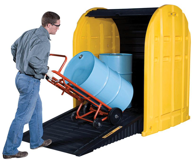 safe-outdoor-chemical-drum-storage
