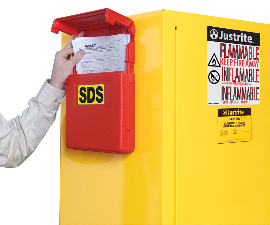 Proper chemical storage in flammable safety cabinets